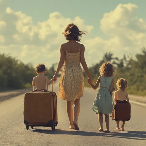 mum travelling